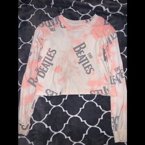 Long Sleeve “The Beatles” Crop top